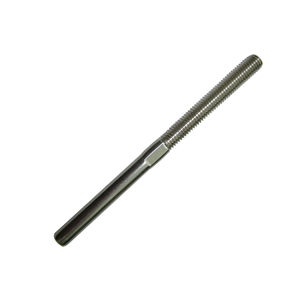 Paslanmaz çelik kablo korkuluk donanım Swage dişli saplama tel halat için gerginlik ucu montaj terminali - Product Image 1