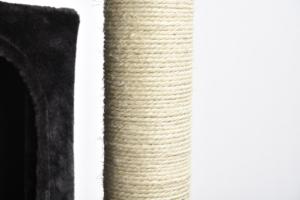 XL boyutu 74 inç uzun aktivite merkezi istikrarlı rahat levrek 2 kınamak kedi ağacı kulesi Scratching mesajları ile - Product Image 5