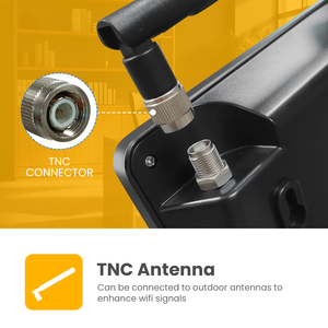 New lte818 4G VoLTE fwp Dual Sim Wifi Hotspot TNC có thể tháo rời Antenna MP3 FM imei sửa đổi GSM cố định thiết bị đầu cuối không dây - Product Image 4