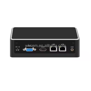 デュアルネットワークミニPC Intel I5 5200U CNプラグSSDハードドライブFanlessデザインとオプションのWiFi Linux OS