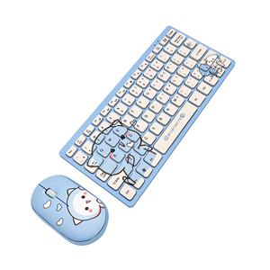 Factory Custom Mini 2,4g Wireless LED Backlight Keyboard Mouse Combo Ultra-slim Portable Keyboard and Mouse set para Home Office