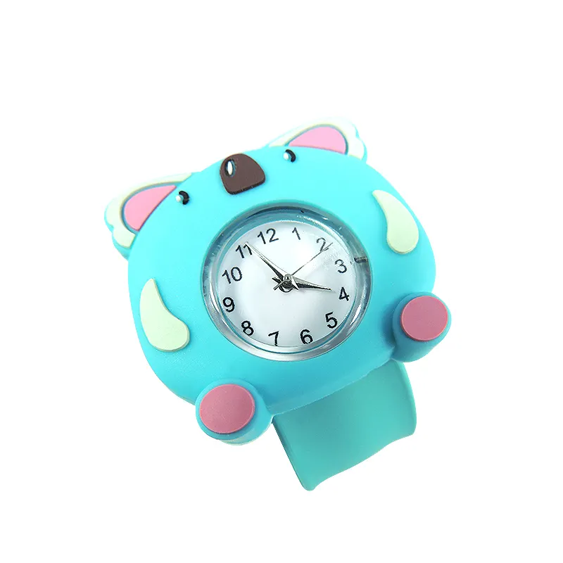 Reloj Slap de silicona personalizado, reloj de pulsera con animales del zodiaco, juguete de Tigre y cerdo de dibujos animados, relojes para niños, reloj Digital LED Pat, regla, Relojes