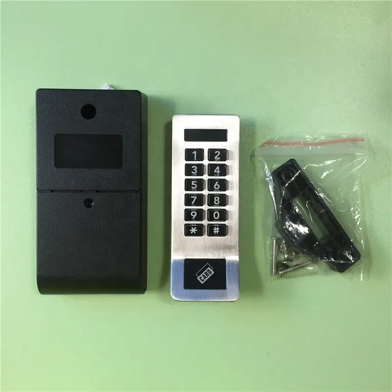 Electrónica digital combinación de teclado cerraduras de gabinete con estilo del mango para el personal armarios de almacenamiento