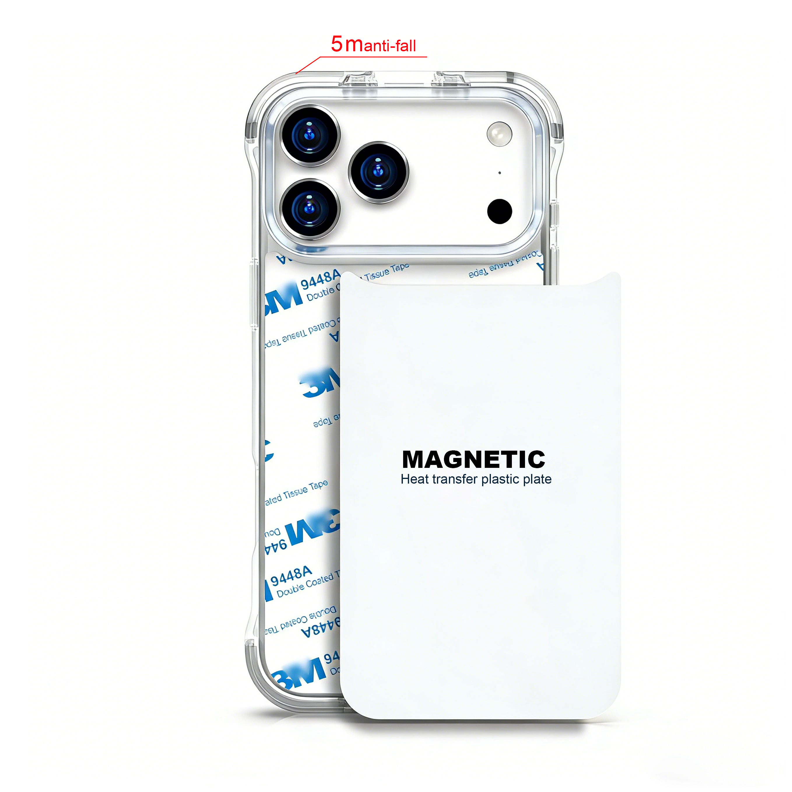 5M Transparent avec aimant