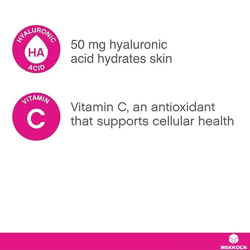 Giá Thấp Chất Lượng Tốt Có Thể Được Tùy Chỉnh Logo Phụ Axit Hyaluronic Chất Lỏng Uống Với Vitamin C Cho Da Và Khớp