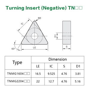 Inserto triangular OEM de Zhuzhou, adecuado para acabado de acero inoxidable, herramienta de torneado CNC, inserto de corte de carburo TNMG160404 160408 - Product Image 2