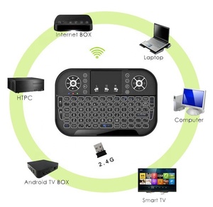 New A8 2.4G <strong>Wireless</strong> Mini Portable <strong>Keyboard</strong> With Touch Panel Work for Android/IOS Smart TV BOX Laptop - Product Image 5