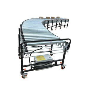 Customized Rollers Heavy Duty Roller <strong>Conveyor</strong> with Skate Wheels for Trailer Container <strong>Loading</strong> <strong>Unloading</strong> - Product Image 5