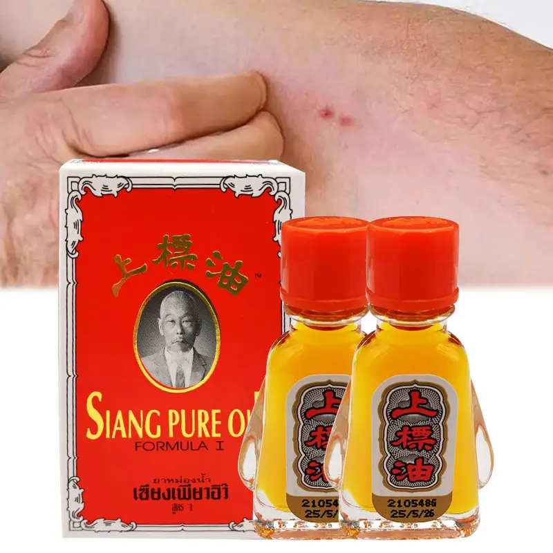 3ml Óleo de Massagem SIANG PURO Ativo Lesão Traumática Tornozelo Quadris Pernas Hurt Muscle Strain Entorse Poção Óleo Essencial Dor