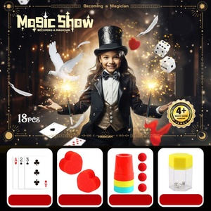 Kinder Magier zaubern Spielzeug 4 Requisiten Zaubershow erstaunliche Zaubertrick Spielset mit Anleitung für Kinder lernen die Kunst der Magie - Product Image 2