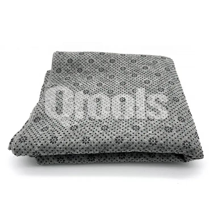 Hot Wholesale Custom rutsch feste Träger Stoff Final Backing Pad Polyester Dots Teppich Teppich Sekundär Backing Cloth