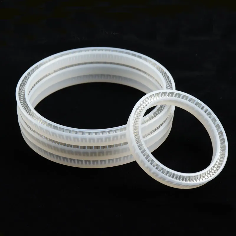 ZHIDE Customized CNC Carbon PTFE Spring Energized Seal for Hydraulic Pneumatic Air Sealing Machines
