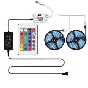 Светодиодная лента 5050 RGB WiFi с управлением смартфоном работает с Android и iOS IFTTT Google Assistant и Alexa - Product Image 2