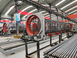 Automatic CNC Rebar Steel Pile Cage Making Rolling Welding <strong>Machine</strong> - Product Image 4