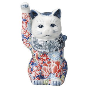 Renkli desenler muhteşem bir görünüm heykeli şanslı kedi sallayarak - Product Image 5
