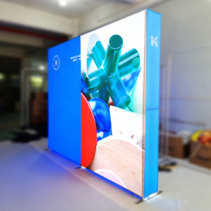 Siêu backlit Led hộp Đèn tùy chỉnh căng thẳng vải hiển thị đứng cho triển lãm gian hàng bán lẻ triển lãm thương mại hiển thị thiết bị - Product Image 4