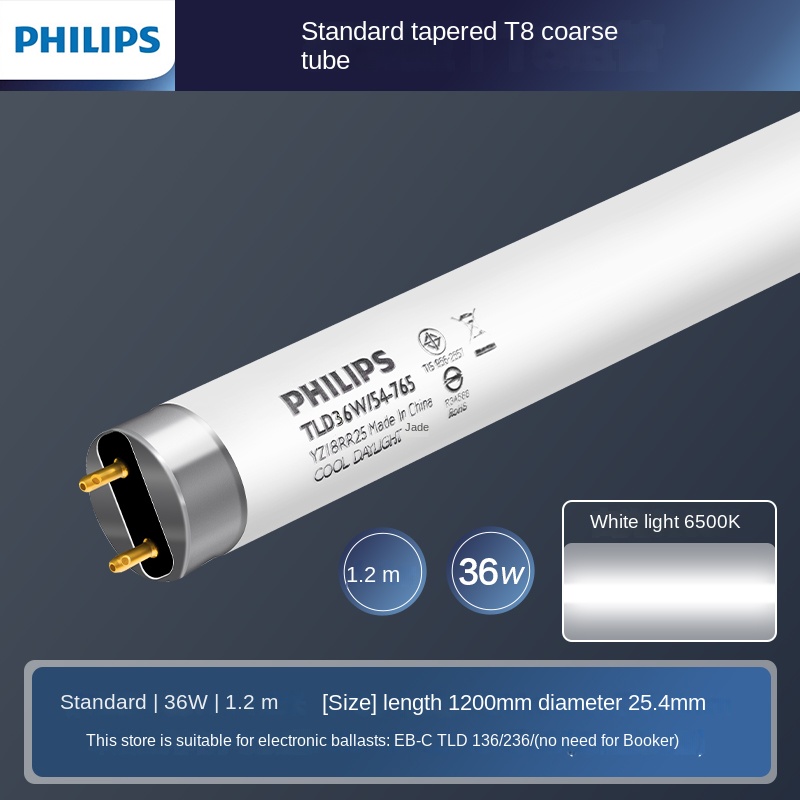 Compteur T8-1.2 standard 36W lumière blanche