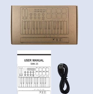 Portable MIDI Pad Beat Maker With 25 Key USB MIDI Pad <strong>Keyboards</strong> <strong>Controller</strong> Velocity Sensitive Keys - Product Image 6