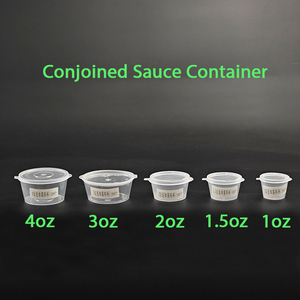 1oz 2oz 3oz 4oz tek kullanımlık küçük sos/sufle/Jello Shot bardaklar Mini plastik gıda kabı bölüm kapaklı kupa