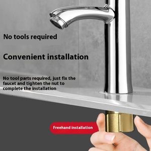 Seven <strong>Wolves</strong> Modern Design Single-<strong>Hole</strong> Hot Cold Mixing Faucet Direct Factory Universal Bathroom Basin Sanitary Ware Faucet - Product Image 4
