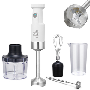 3-in-1電気食品野菜ミキサー300ワットハンドヘルドホーム2ブレード手動ミキサーキッチン - Product Image 4