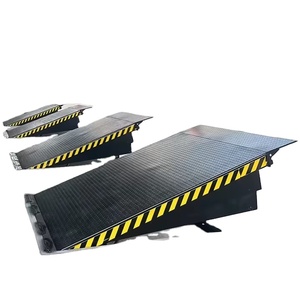 Rampa de muelle de carga de contenedor fijo hidráulico de acero nuevo con elevador telescópico y de tijera tiendas de reparación de maquinaria de uso doméstico alimentado por CA - Product Image 3