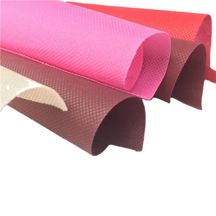 Tela textil ecológica para el hogar, tela no tejida resistente de Color para muebles