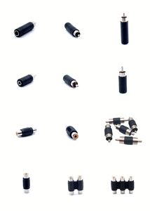 2极3.5毫米至RCA单声道音频连接器适配器3.5毫米公至RCA短1/8 AUX公引脚插头插孔3，5毫米RCA母适配器 - Product Image 2
