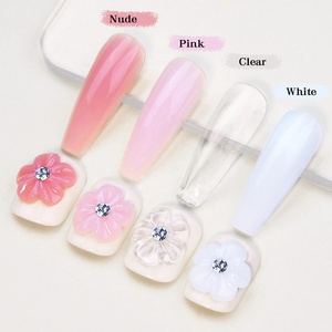 15ML Non Stick Hand Solid Extension Nail <strong>Gel</strong> <strong>Clear</strong> Nude <strong>Pink</strong> Extension <strong>Gel</strong> Rhinestone Private Label Glue <strong>Gel</strong> Easy to Operate - Product Image 6
