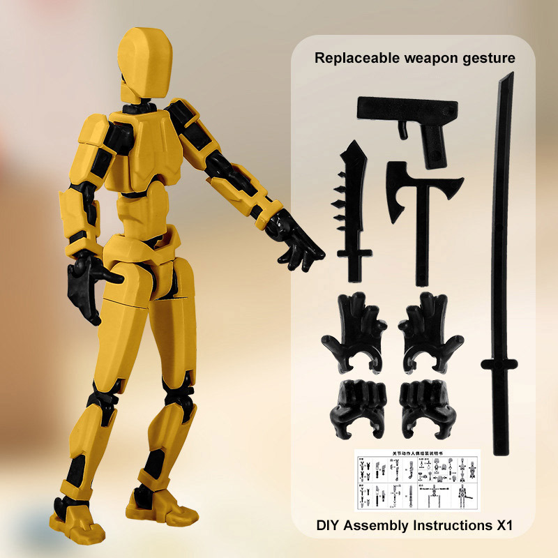 Gran Mech-4 amarilla Arma 4 modo