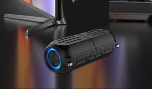 Caja de sonido portátil con Bluetooth, altavoz de columna, dispositivos inalámbricos IP56, Sistema de música electrónico Parlantes con tarjeta TF