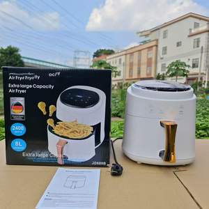 Cesta antiadherente de circulación de aire de 1400W, freidora de aire sin aceite de 8L con 6 preajustes, temporizador de pantalla táctil Digital, Control de temperatura KA03004 - Product Image 2