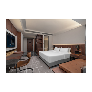 Özel Modern masif ahşap otel yatak odası seti ticari 3-5 yıldızlı mobilya oteller iç<span class=keywords><strong>in</strong></span> 5 yıldızlı yatak odası takımları