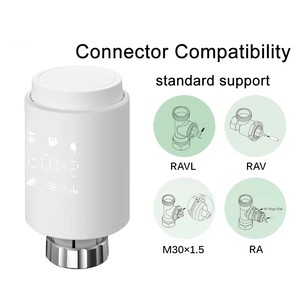 Tuya ZigBee Smart radiatore attuatore TRV valvola termostatica termostatica termostatica applicazione telecomando regolatore di temperatura supporto Alexa
