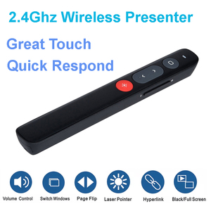 2.4G Wireless presentatore puntatore Laser USB rosso per la pagina di Powerpoint verso l'alto verso il basso Clicker presentazione con puntatore Laser - Product Image 2