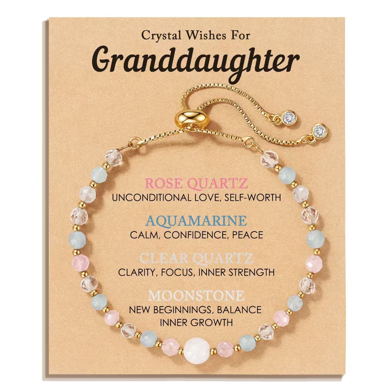 Granddaughter moonstone bracelet-3