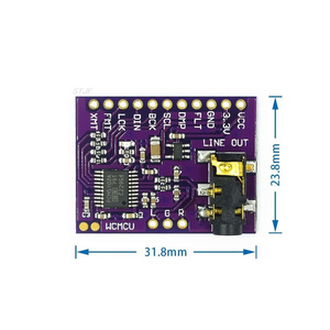 PCM5102 PCM5102A DAC-Soundkarten platine pHAT 3,5-mm-Stereobuchse 24-Bit-Digital-Audiomodul für Raspberry Pi Beyond - Product Image 3