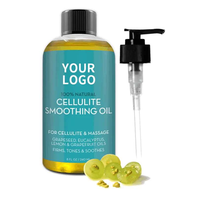 Aceite de Masaje de celulitis Natural, aceite de celulitis 100% Natural para quemar grasa de los muslos, tratamiento para reafirmar el estómago, la pierna y el brazo