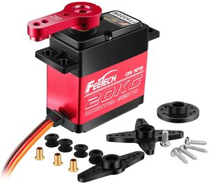 20Kg <strong>Robot</strong> Servo &amp; Servo Arms Ball Bearings Plastic Case Core Motor 180 Degree Servo to Make <strong>Robot</strong> Using <strong>Arduino</strong>