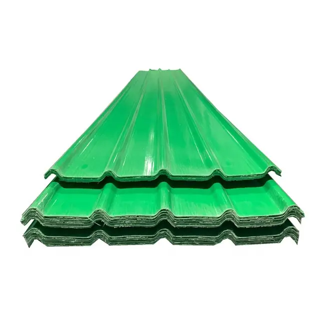 Folha translúcida para telhado transparente de fibra de vidro de Frp para telhado