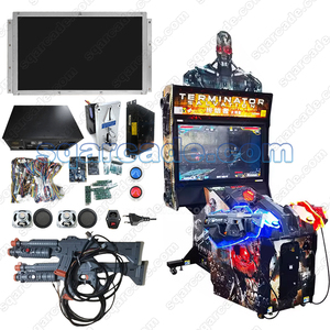 ターミネーター4シミュレーターキットキャビネットアダルトストリートキットボードコインはアーケードシューティングボールゲーム機用に操作されます