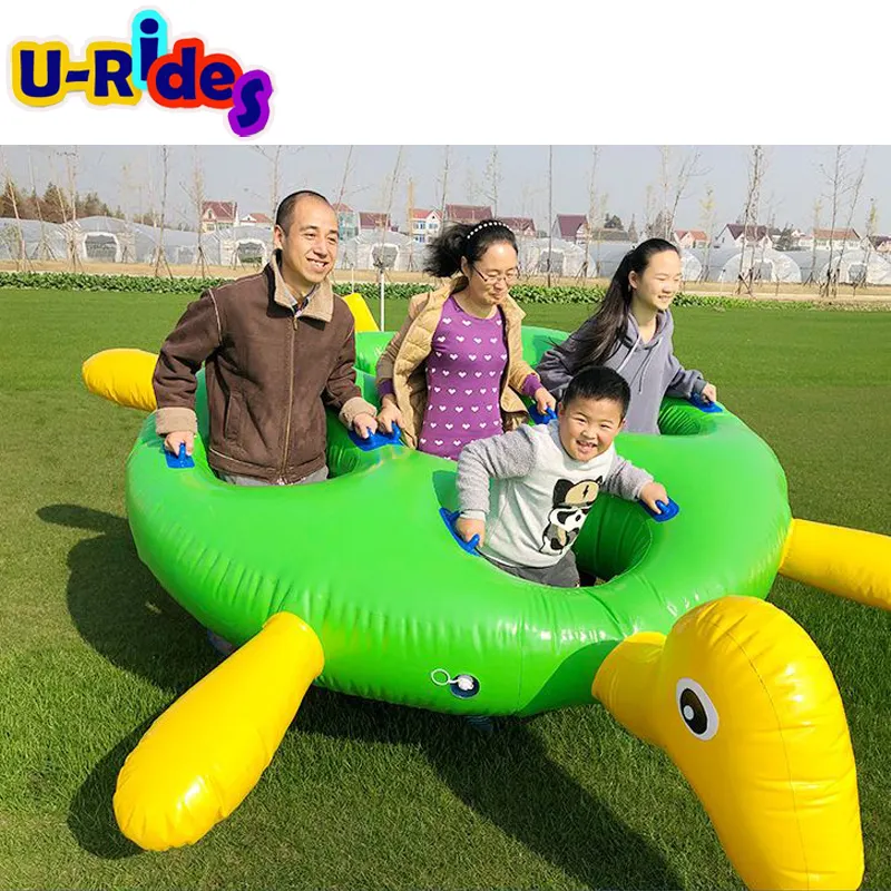 Inflatable the race tortoise and rabbit racing inflatable outdoor development games team building for play areas