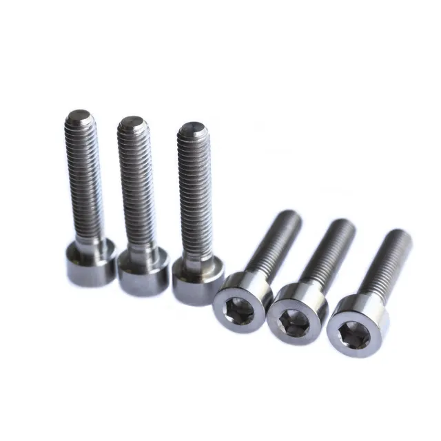 Fabriek Groothandel DIN912 Titanium Allen Bolt GR5 Ti Hexagon Inbusbout M3 M4 M5 M6 M8 M10 M12 m14 M16