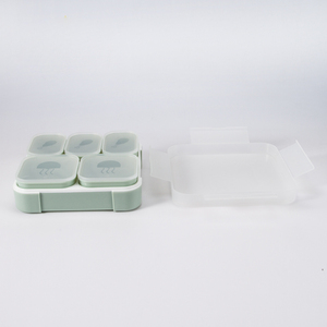 ผลิตภัณฑ์ใหม่5ช่องกล่องเก็บอาหารพลาสติกมัลติฟังก์ชั่ BPA Free Bento กล่องอาหารกลางวัน - Product Image 4