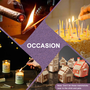 Forvet renk Matchsticks ile toplu maçlar uzun ahşap sopa maç güvenlik renkli mum aydınlatma mumlar DIY için maçlar - Product Image 4
