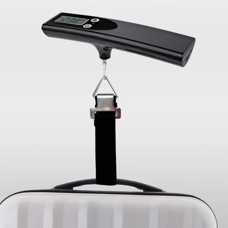 Mini báscula de peso inteligente de 50KG, báscula digital, báscula electrónica colgante de viaje portátil para equipaje