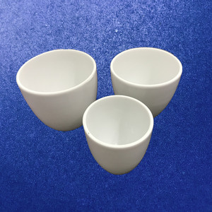 高纯99.5% Mgo氧化镁圆柱形陶瓷熔炼坩埚 - Product Image 6