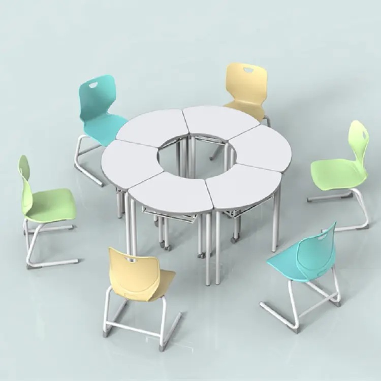 مجموعة كراسي طاولة للأطفال مناسبة للصفوف مجموعة مجانية من كراسي الطاولة مناسبة لدراسة المدرسة من أثاث مكتب للأطفال