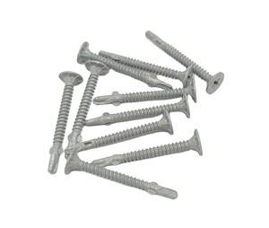 Kanat vidası ile 1/4 yılında yeşil Ruspert kaplamalı 1-ahşap vida. - Product Image 1