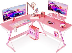 Nova Chegada Mesa De Jogo Rgb Com Quarto De Luzes Escritório Rosa Gaming Desk Fábrica Vendas Diretas Mesa Do Computador Desktop
